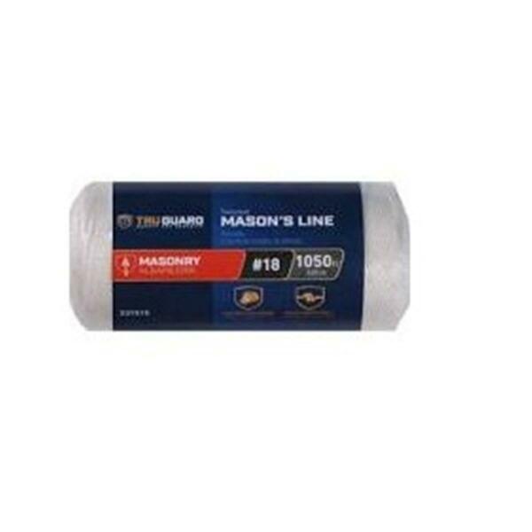 Mibro 18 in. x 1050 ft. Tru Gaurd Nylon Twine, White 231515